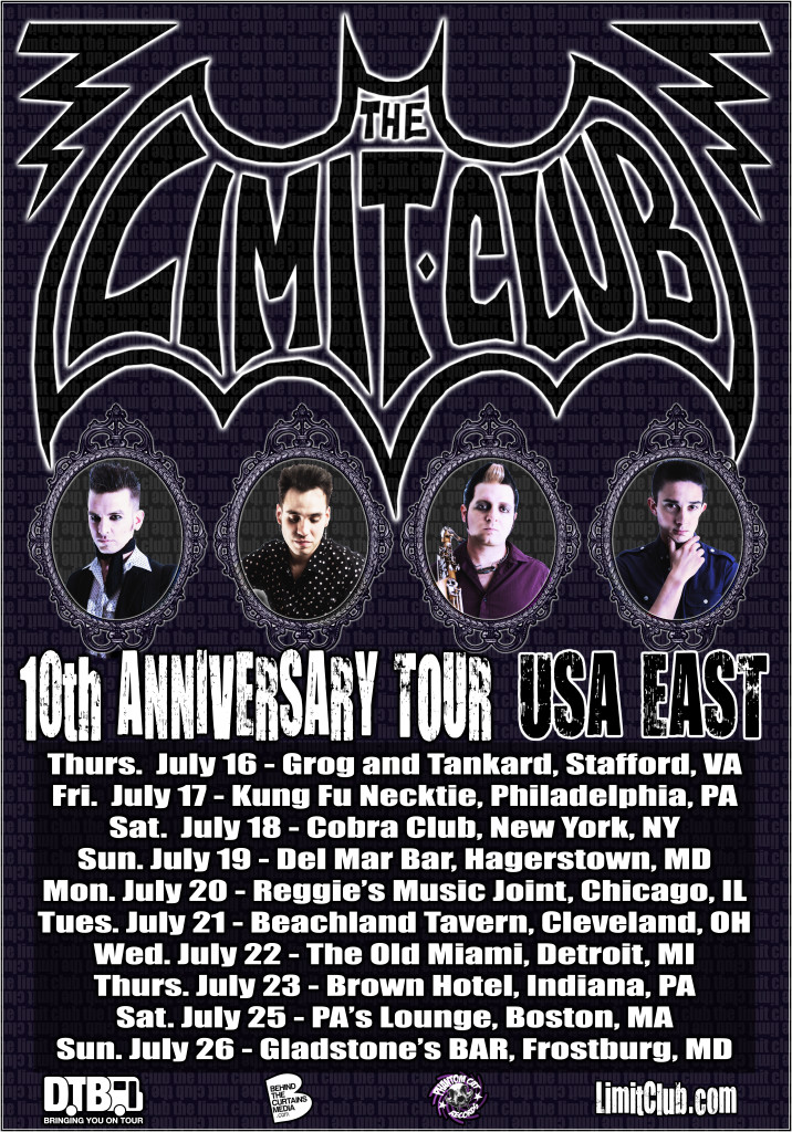 The Limit Club 10th Anniversary Tour Poster