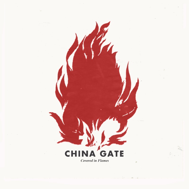 China Gate Covered In Flames single art 